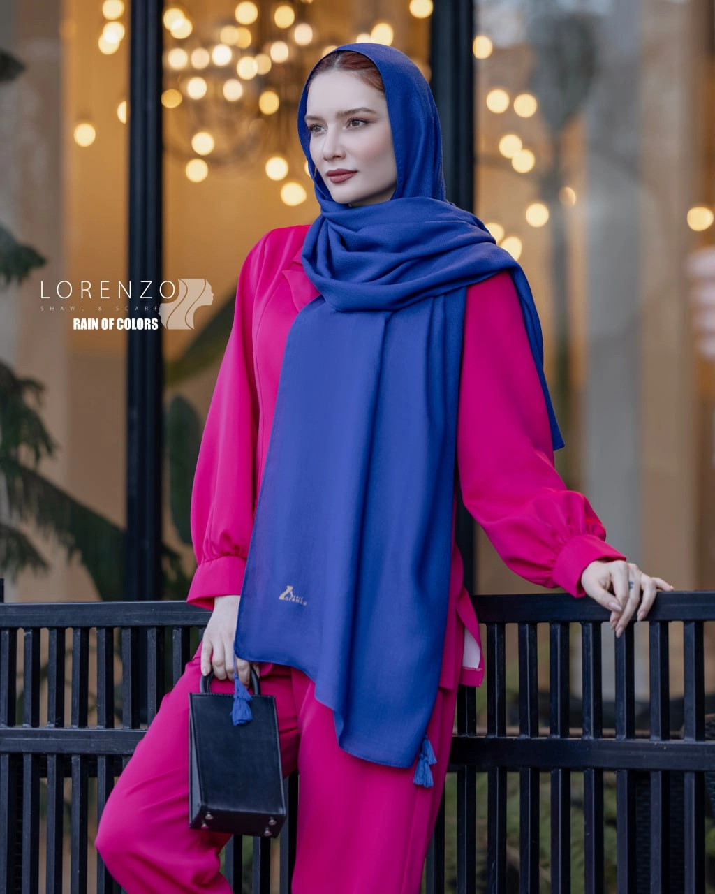 شال ساده نخ لوگانو