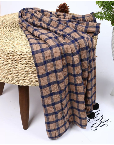 شال پاییزه چهارخانه