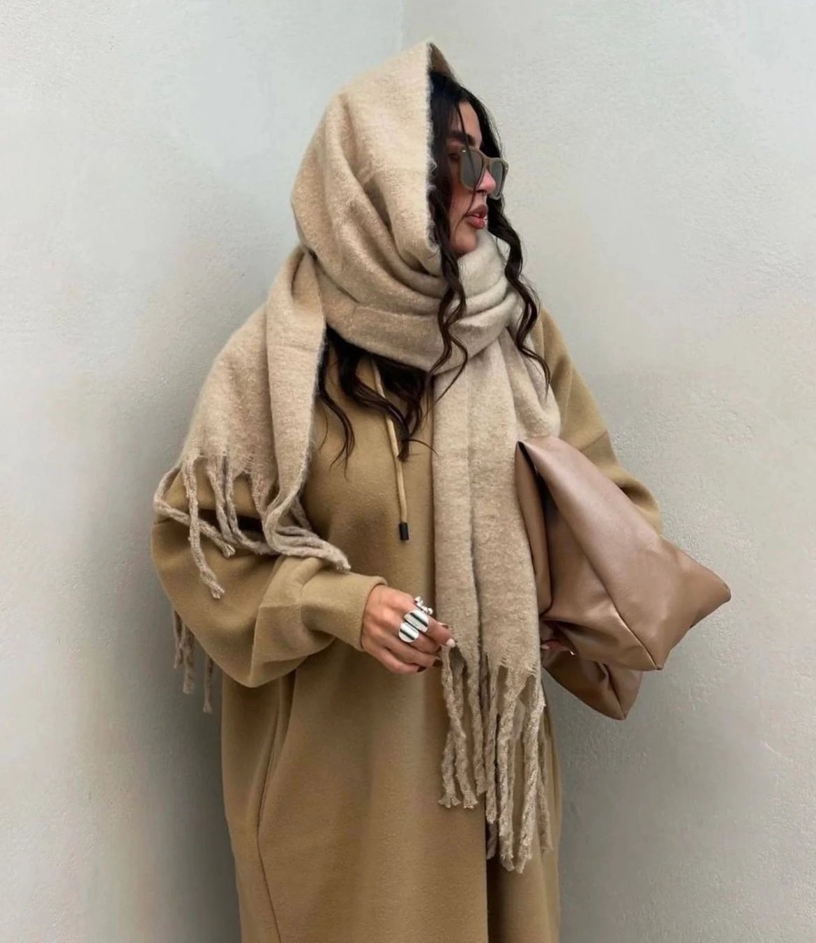 شال موهر تک رنگ