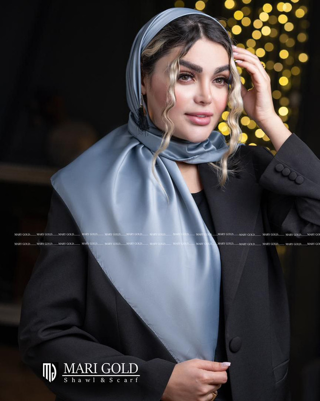 روسری ساتن ساده