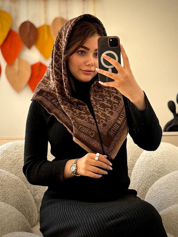 روسری موهر کشمیر طرح دیور