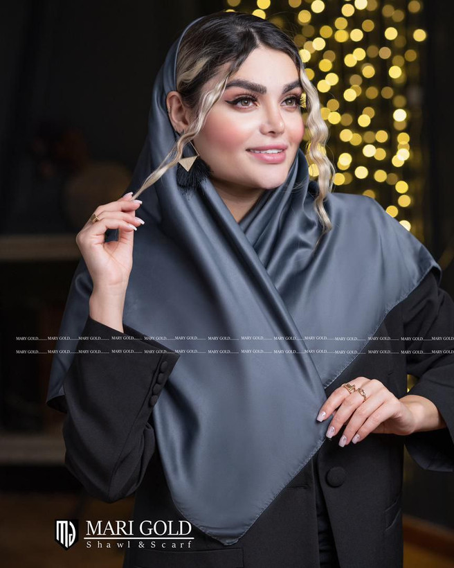 روسری ساتن ساده عمده